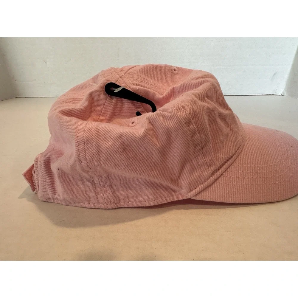 Nike Pink Toddler Child Hat Canvas Adjustable White Swoosh